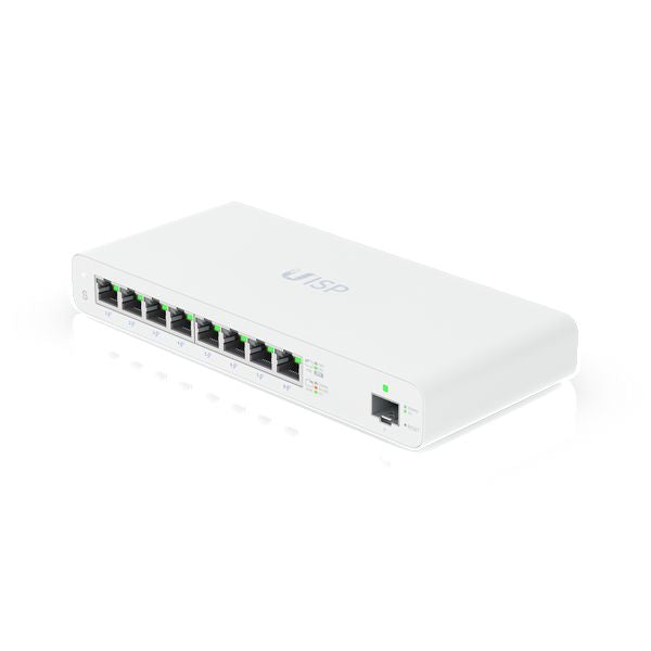 Ubiquiti UISP Switch, 24 - 28VDC, -10 to 50° C (14 to 122° F)